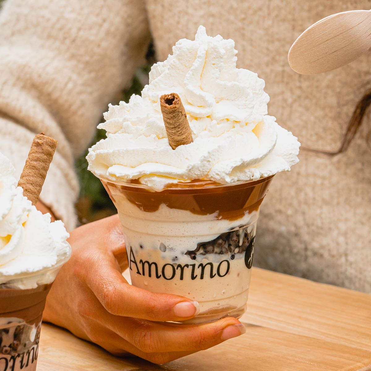 coupe gourmande caramel