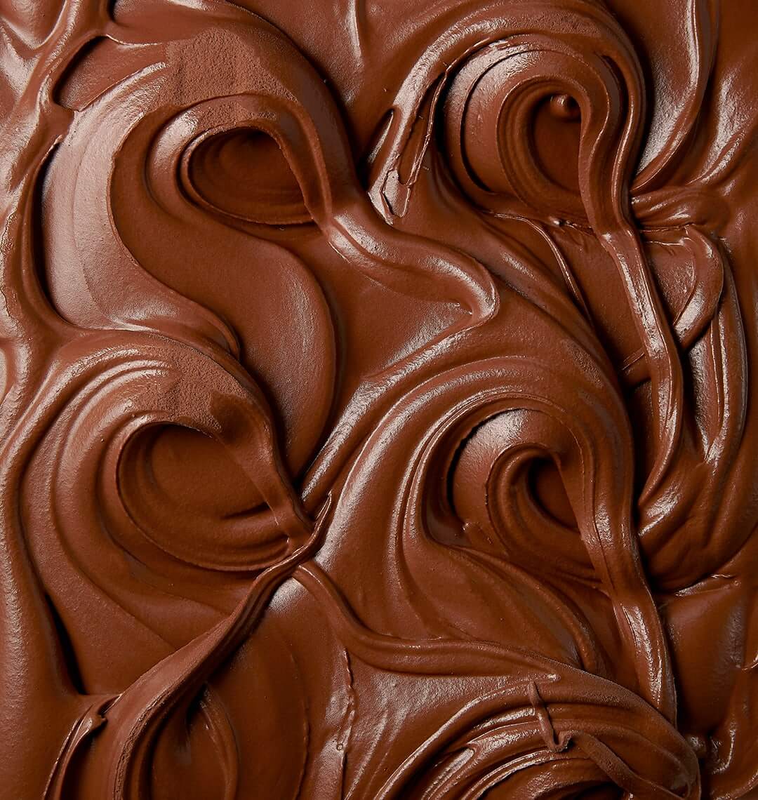 Chocolate amorino ice cream texture