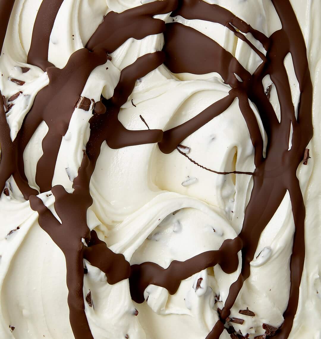 Stracciatella ice cream texture