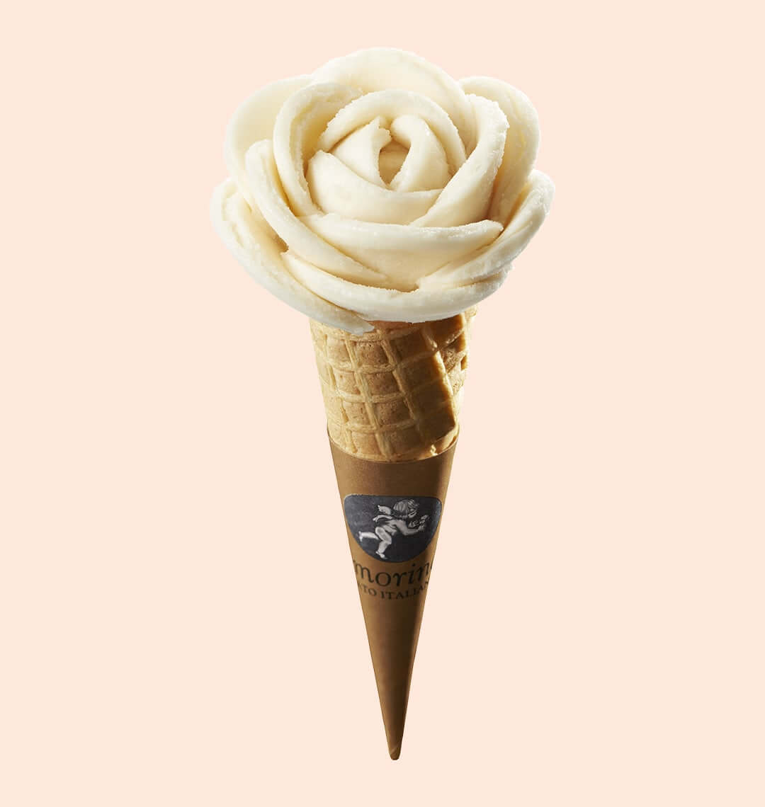 Cornet de glace, parfum Banane Nanica du Brésil