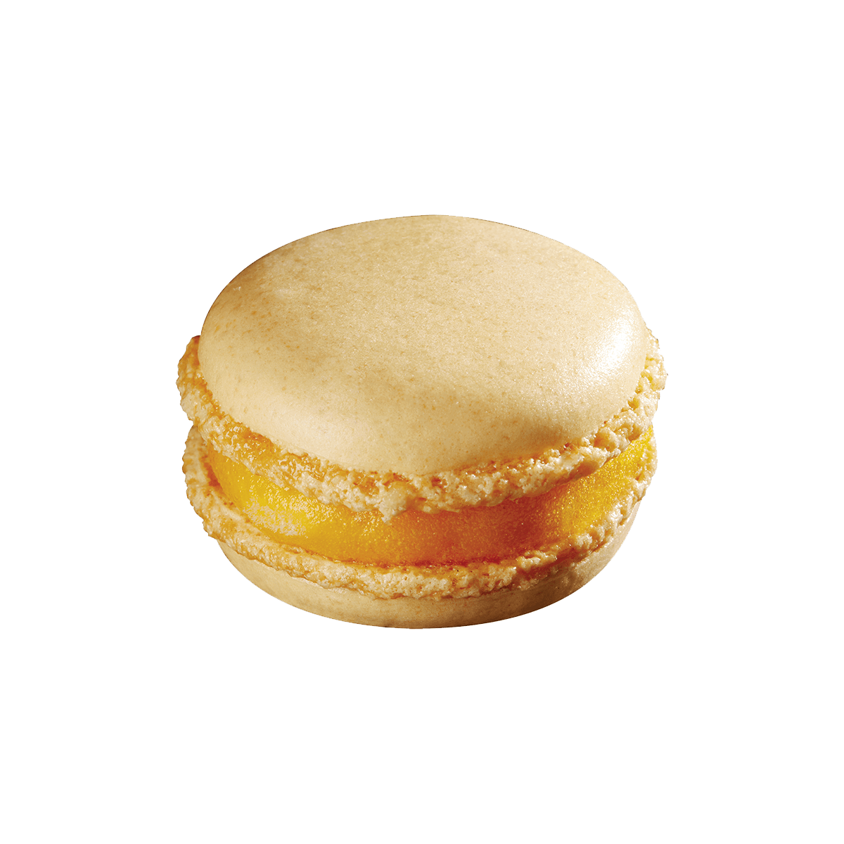 Macaron glacé à la mangue