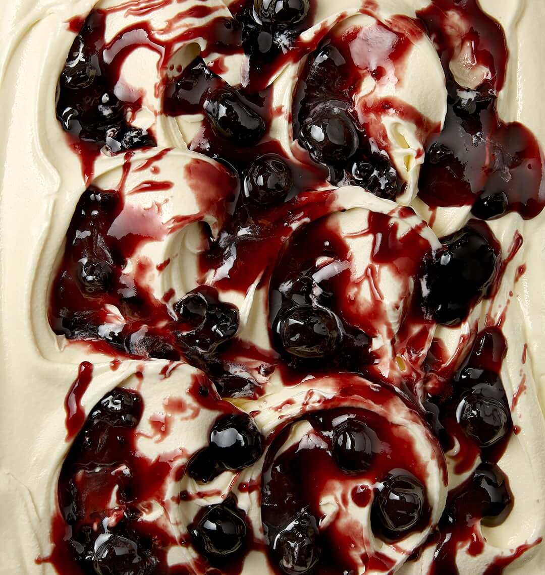 Amarena ice cream texture