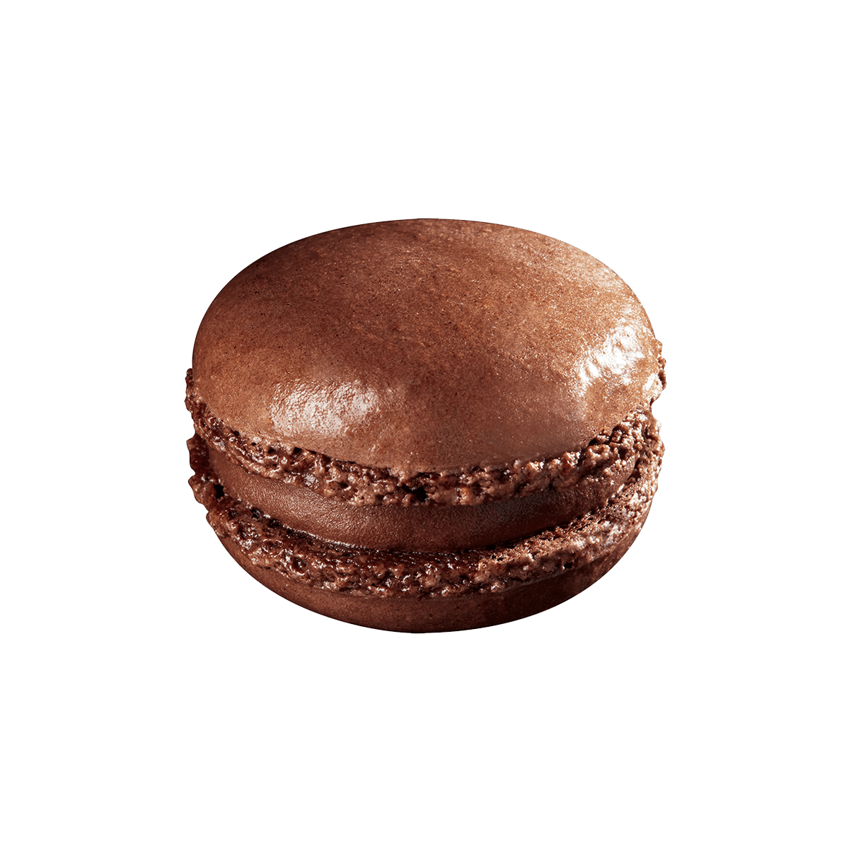 macaron glacé au chocolat amorino