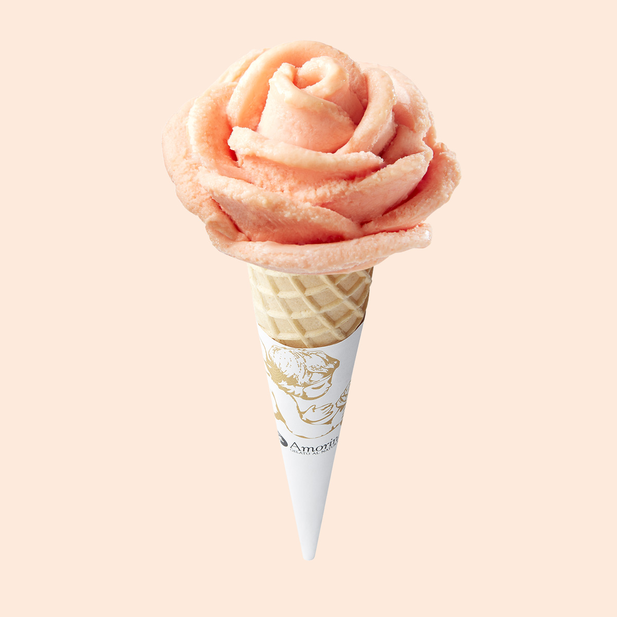 Cornet de glace, parfum orange sanguine et gingembre