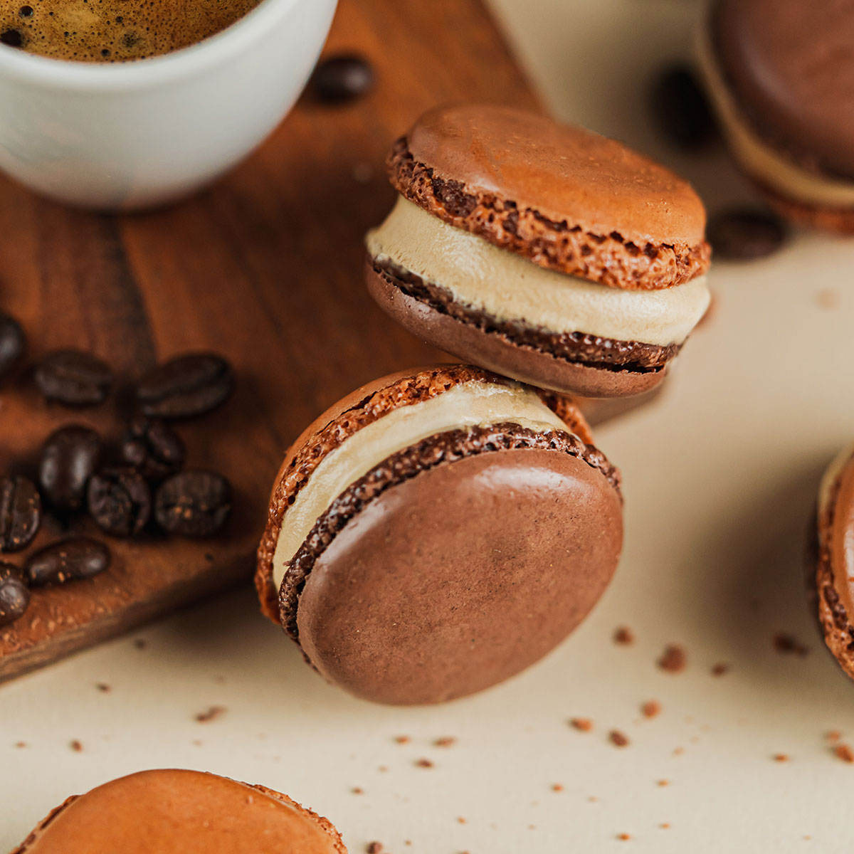 macaron tiramisu